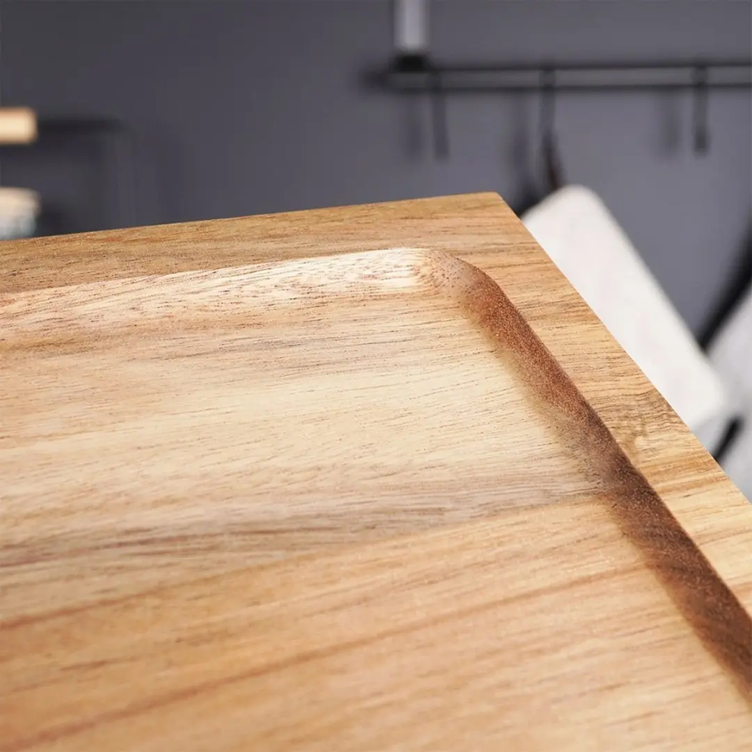 Excellent Houseware Houten Serveerplank 55x18cm - Natuurlijk