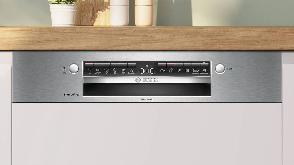 Bosch Serie 4 SMI4HCS07E Inbouwvaatwasser 14 Couverts - 60cm