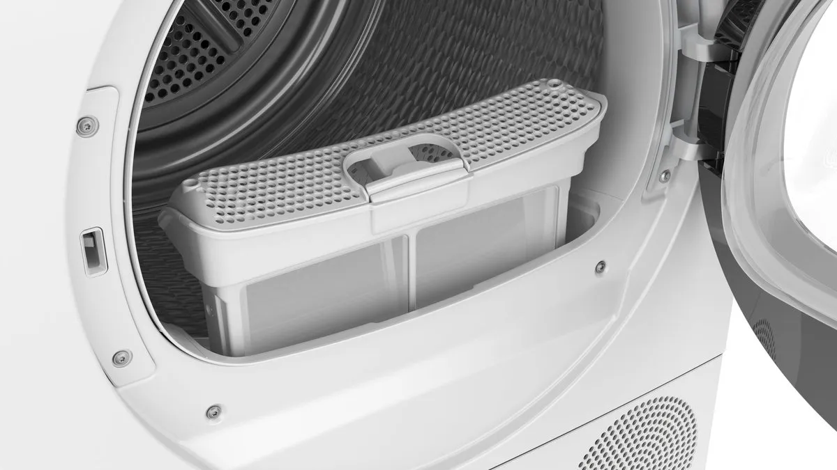 Bosch WTH8520AFG Serie 4 - Wasdroger - Warmtepompdroger - 8 kg - Wit - Zeer stil - NL/FR