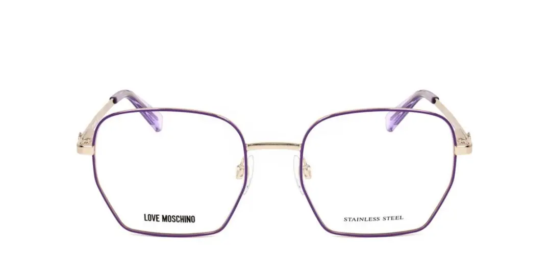 Moschino Love MOL580 Brilmontuur - Gold Violet