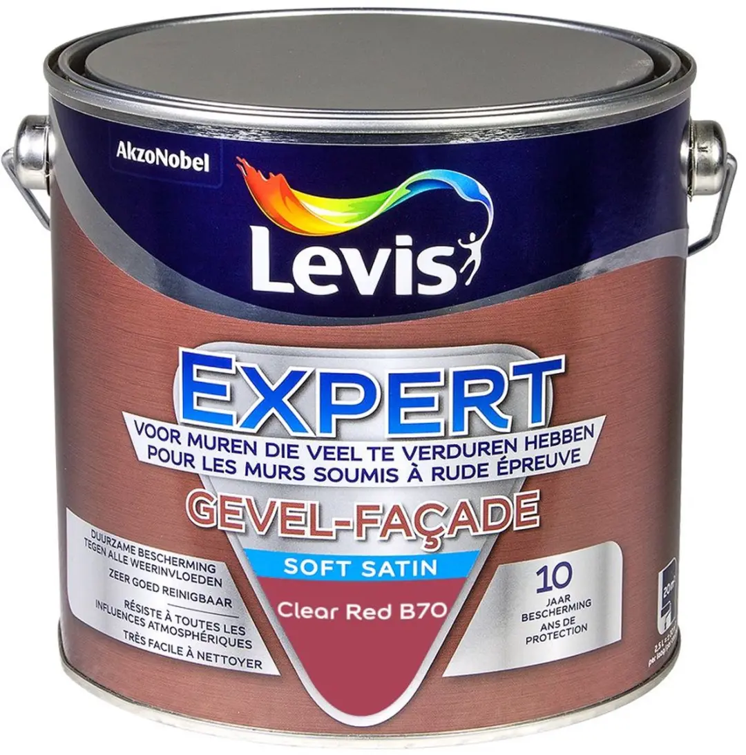 Levi's Expert Gevel Mix Clear Red B70 Mengverf 2,5L