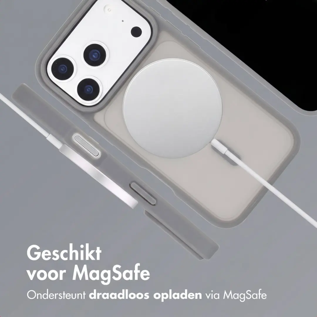 imoshion Hoesje iPhone 17 Pro Max - Grijs - MagSafe