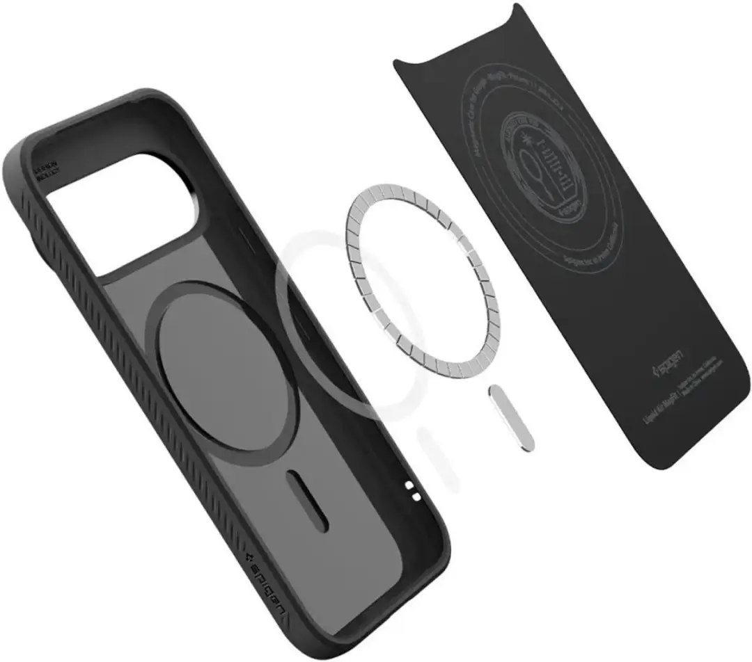 Spigen Liquid Air MagFit ACS11429 Hoesje - Google Pixel 11 Pro - Matte Zwart - afbeelding 6 van 6