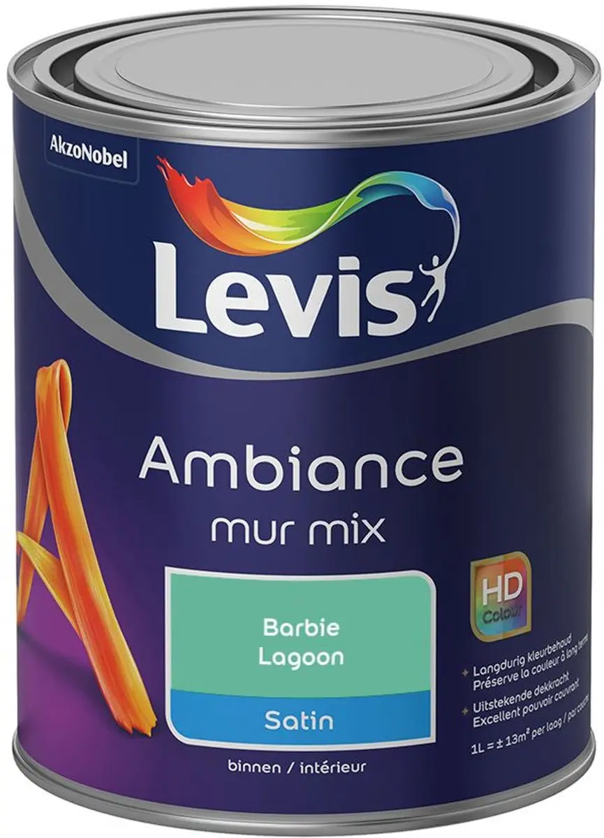Levi's Ambiance Mur Satin Mix Lagoon