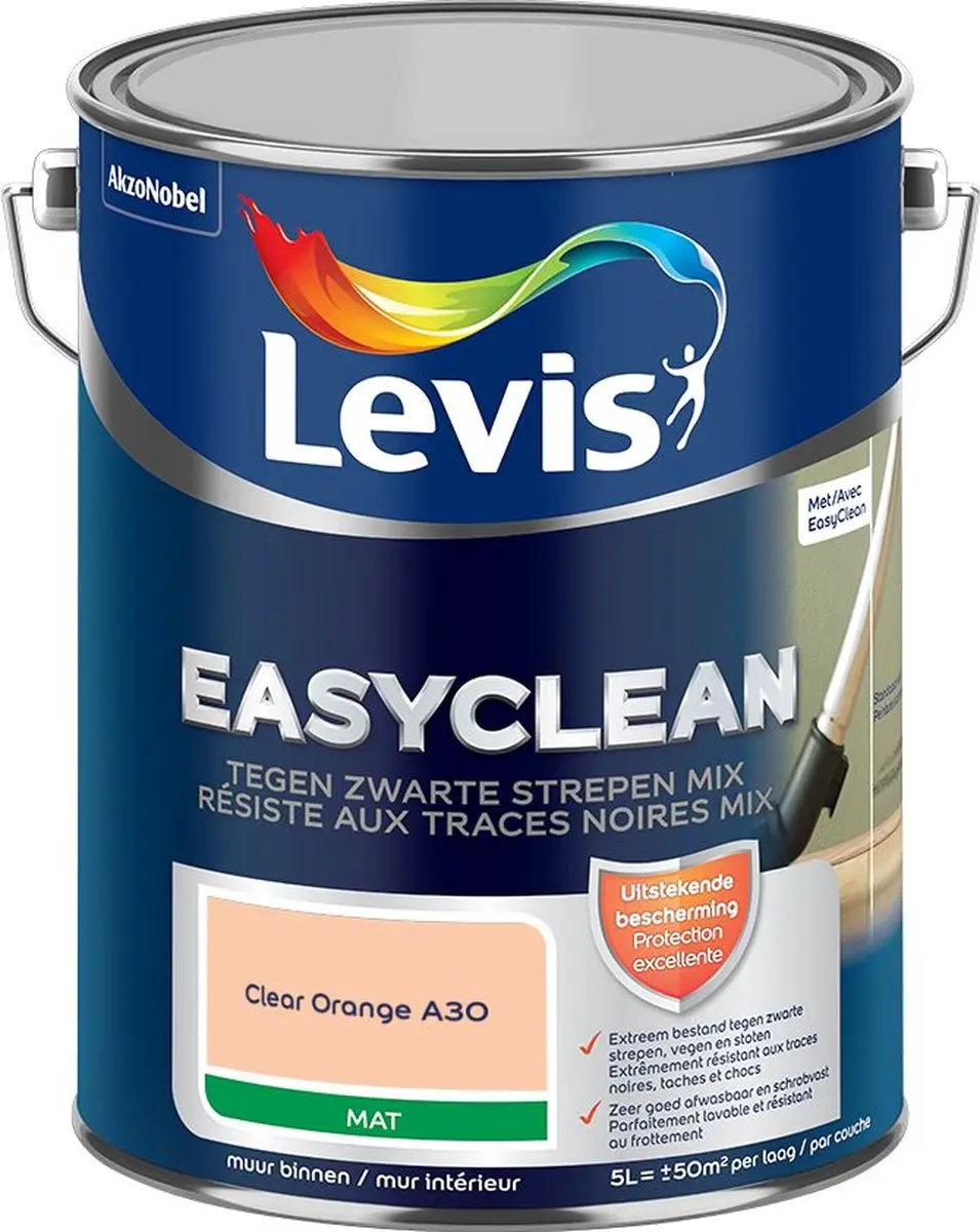 Levi's Easyclean Tegen Zwarte Strepen Mengverf 5L