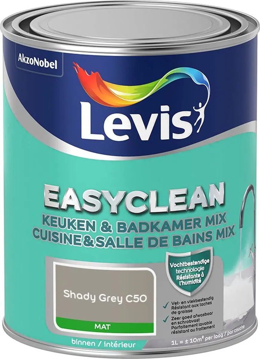 Levi's Easyclean Mengverf Shady Grey C50