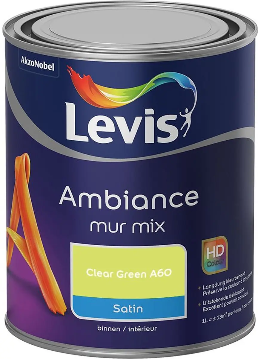 Levi's Ambiance Mur Satin Mix Mengverf 1L