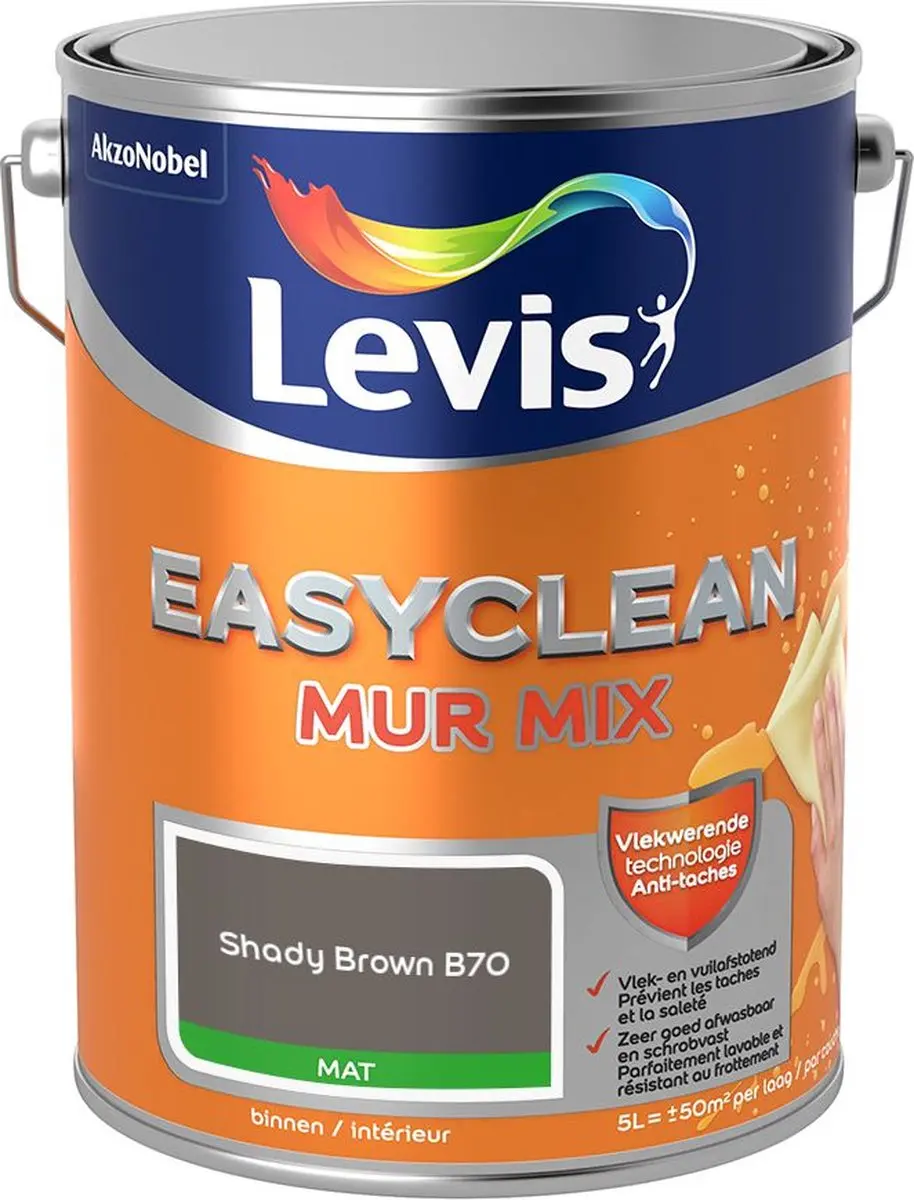Levi's Easyclean Mur Mat Mix Shady Brown B70