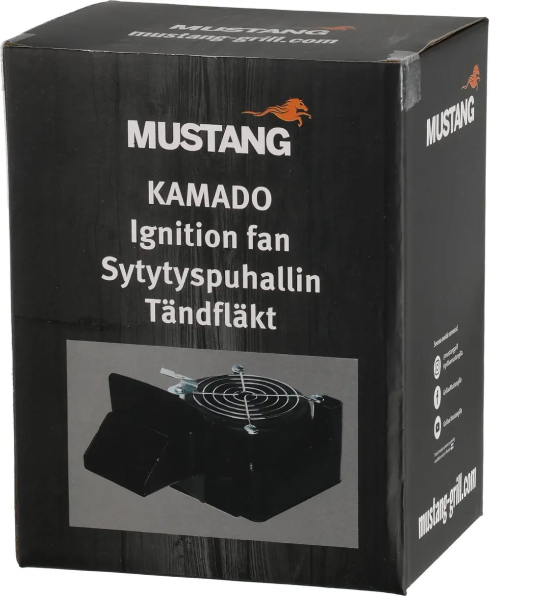 Mustang Kamado Ventilator - Zwart - afbeelding 6 van 6