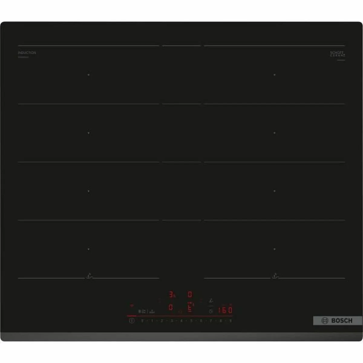 Bosch PXY63KHC1E Inductiekookplaat 60cm - 4 Branders 7400W Zwart
