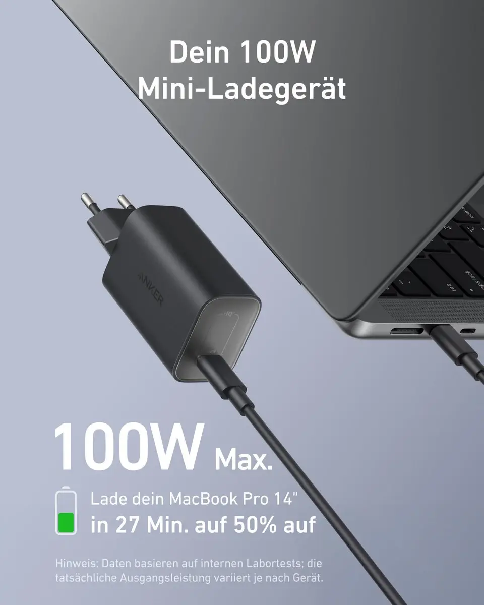 Anker B2679G11 Universele AC-adapter 100W - Zwart