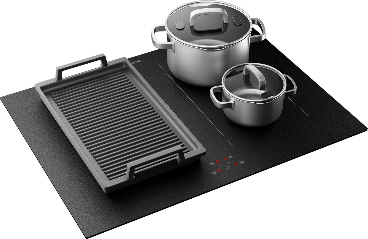 Etna KIF472MG Inductiekookplaat 70cm - 4 Zones - Zwart Matglas