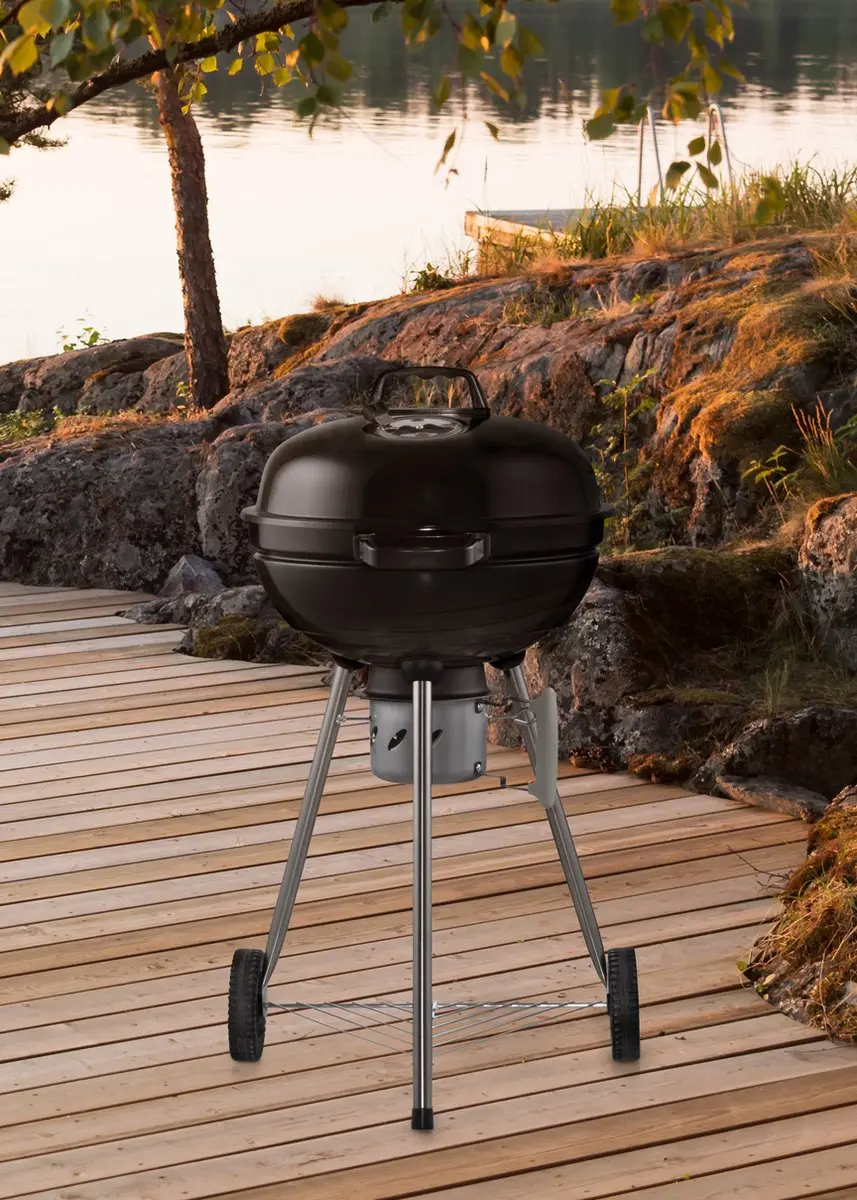 Mustang Charcoal Grill Basic 43 - Zwart - afbeelding 5 van 6