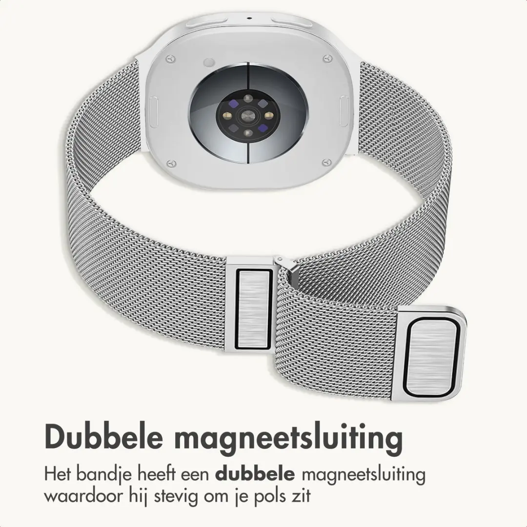 Imoshion Milanees Magnetisch Bandje Zilver - Samsung Galaxy Watch