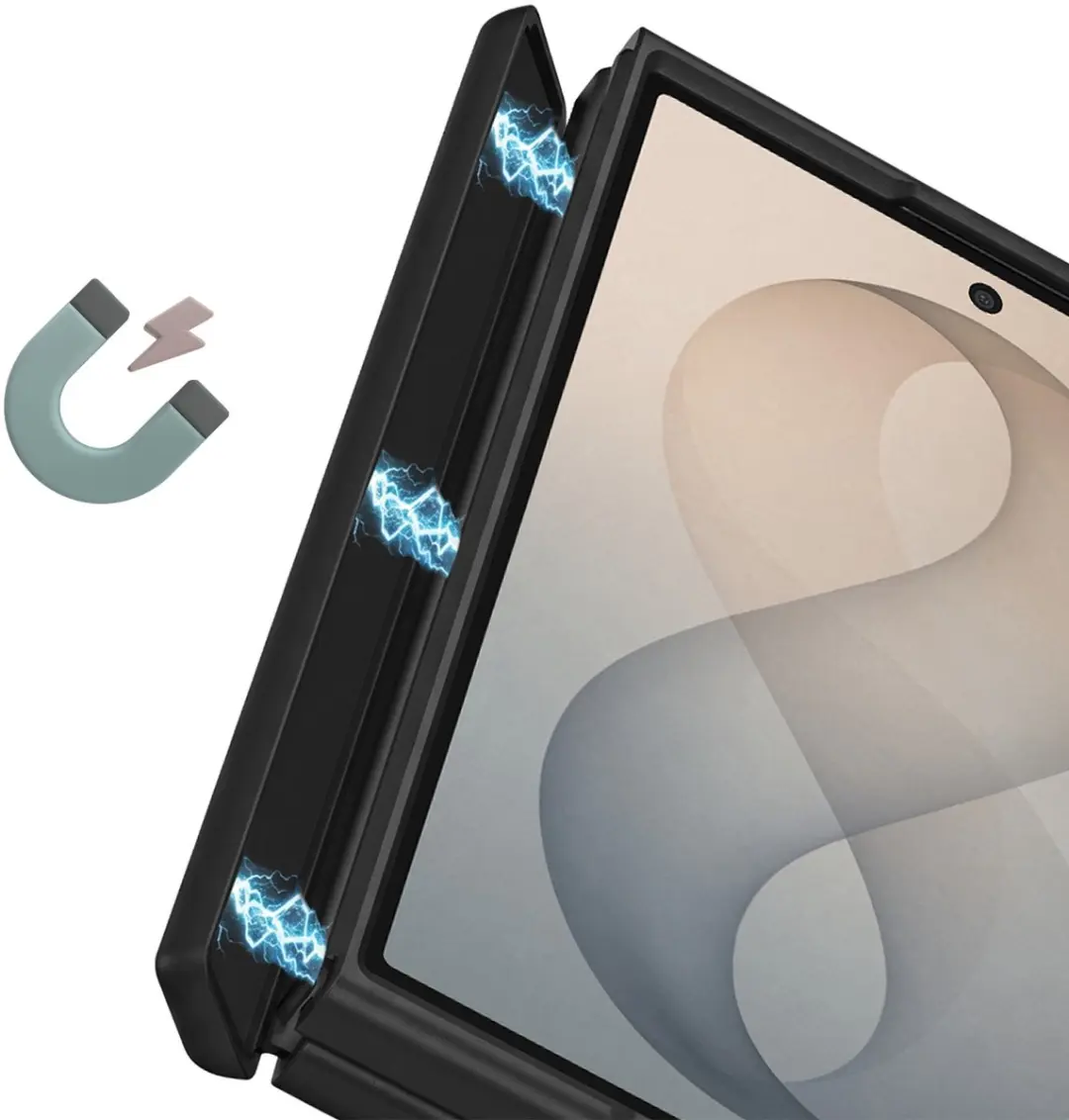 Dux Ducis MagSafe Hoesje Galaxy Z Fold8 - Zwart
