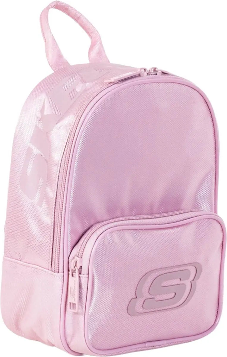 Skechers Mini Logo Backpack - 3.5L Roze - afbeelding 2 van 3