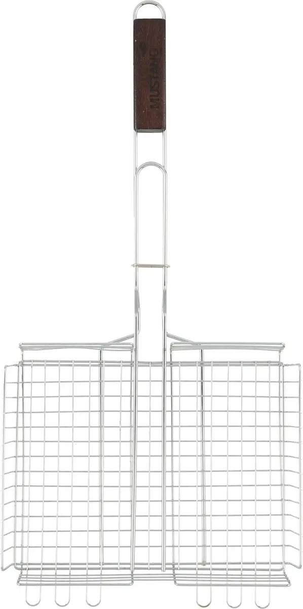 Mustang Grillmand 25x31,5cm - Chroom - afbeelding 2 van 3