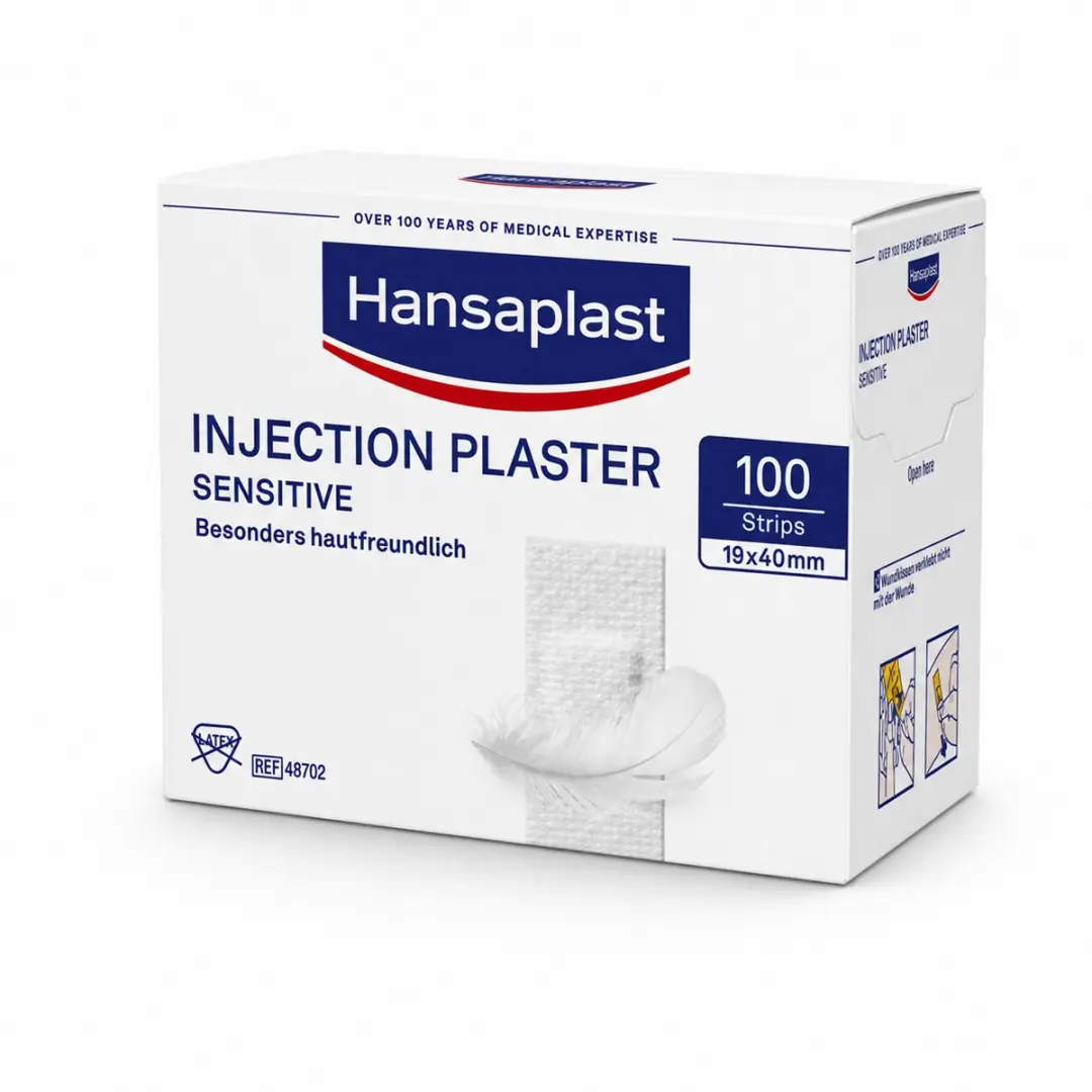 Hansaplast Sensitive Injectiepleisters 1,9x4cm