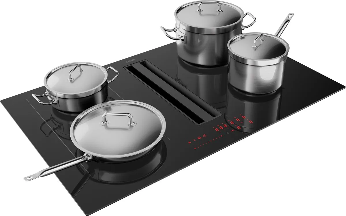 Etna AKI680ZT Inbouw Inductiekookplaat 80cm - 4 Zones - Zwart