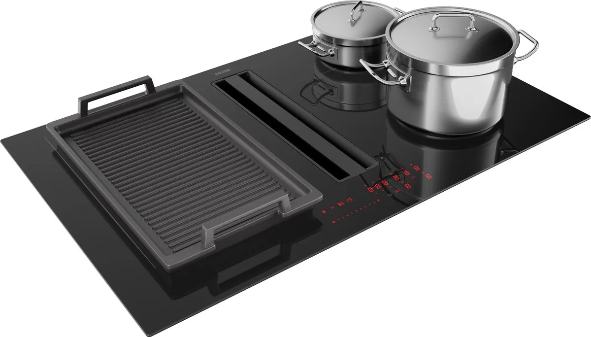 Etna AKI680ZT Inbouw Inductiekookplaat 80cm - 4 Zones - Zwart