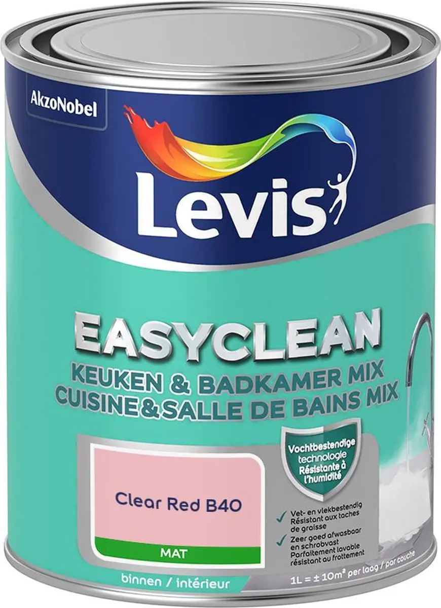 Levi's Easyclean Mengverf Clear Red B40