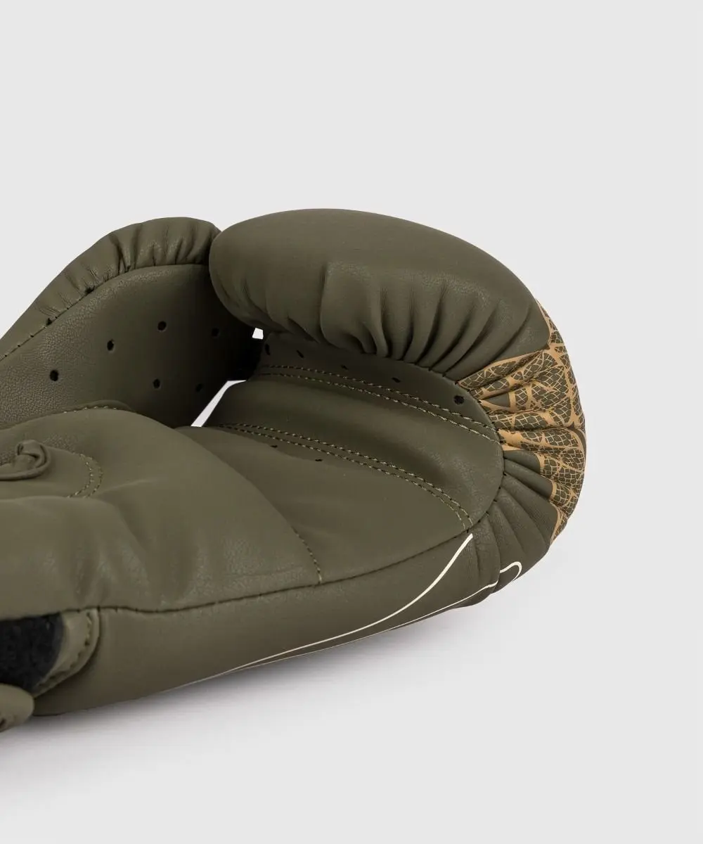Venum Serpenti Bokshandschoenen 10 OZ - Khaki Brons Ivoor