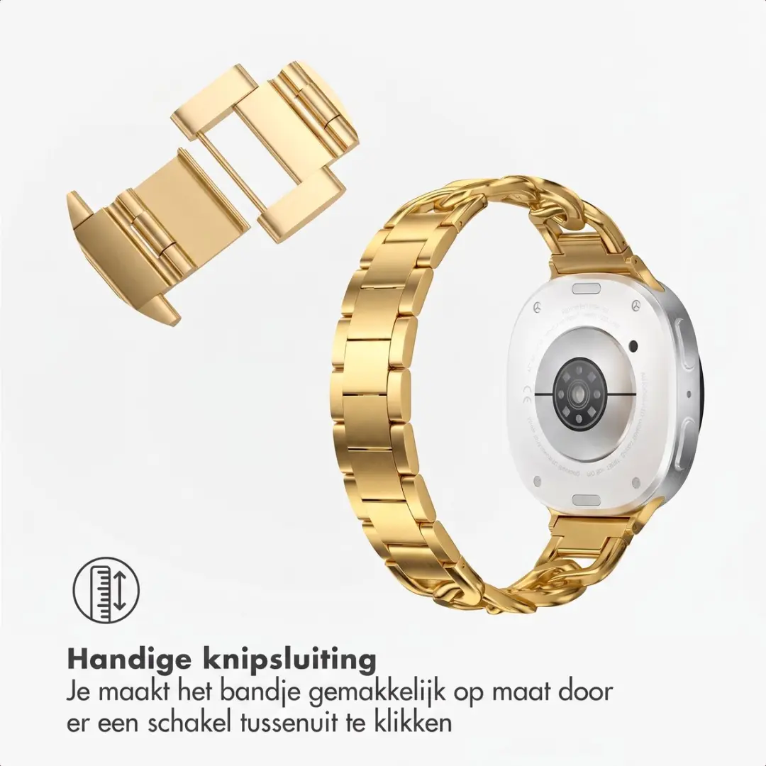 Selencia Chain Bandje Goud - Samsung Galaxy Watch 8/9
