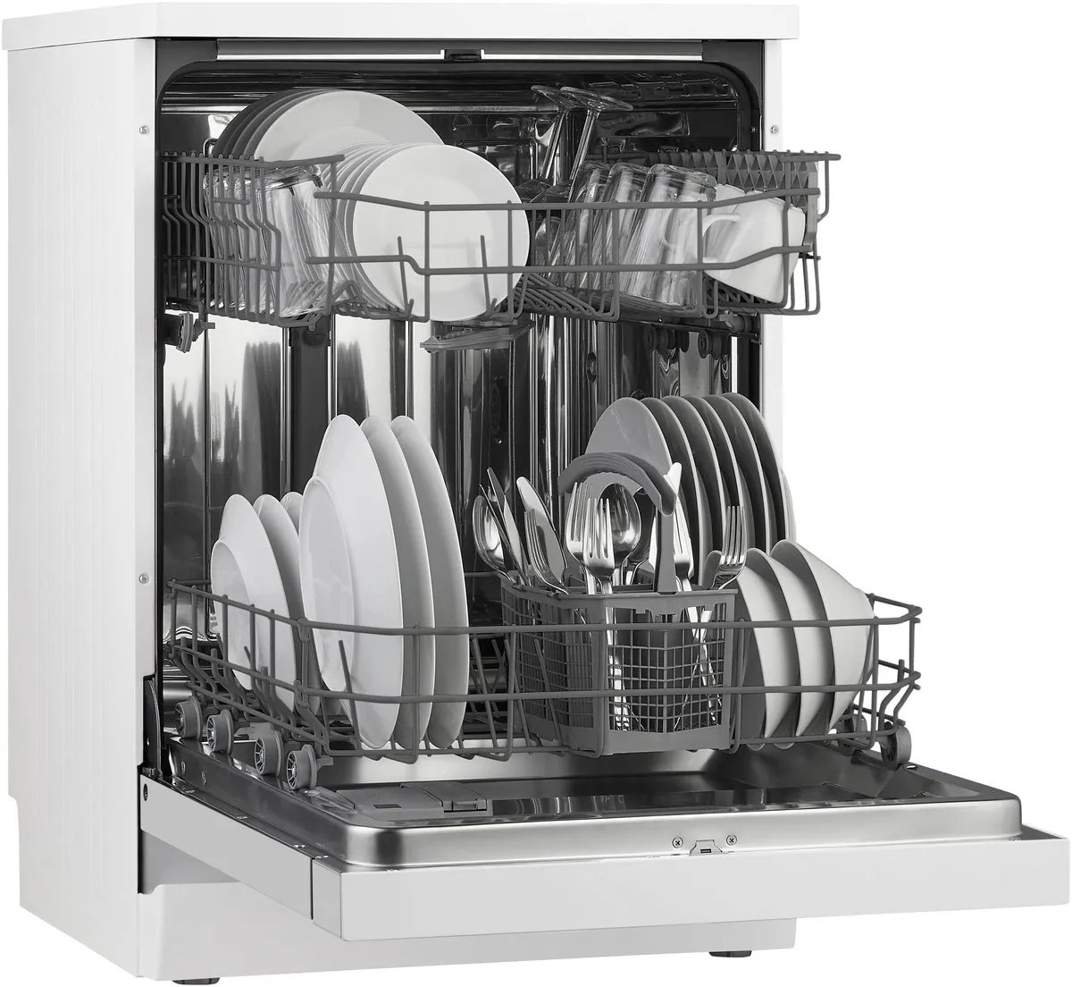 Inventum VVW6008AW Vrijstaande Vaatwasser 12 Couverts - Wit - afbeelding 6 van 6