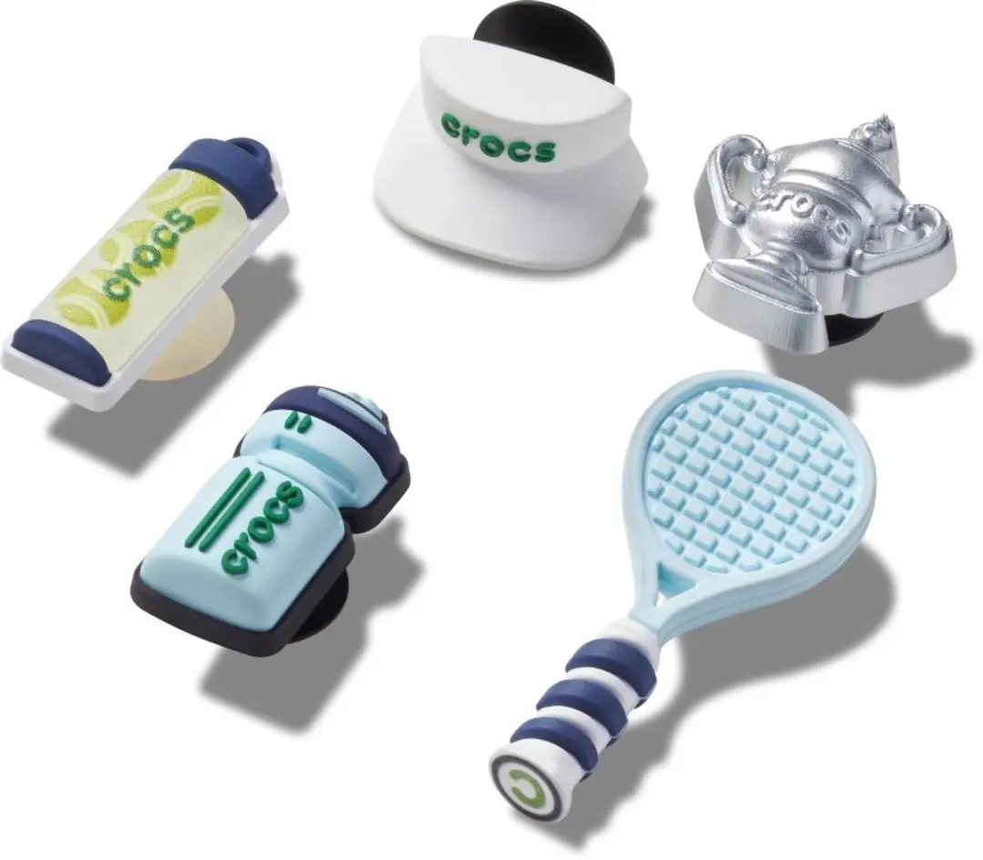 Crocs Tennis Game Jibbitz Charm - 5 Stuks - Multi