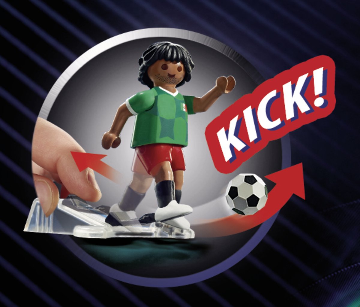 PLAYMOBIL Sports & Action Voetballer Mexico - 71132