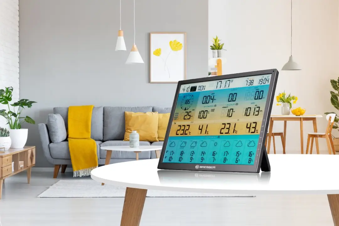 Bresser 4CAST WIFI Weerstation - XXL-scherm - Zwart
