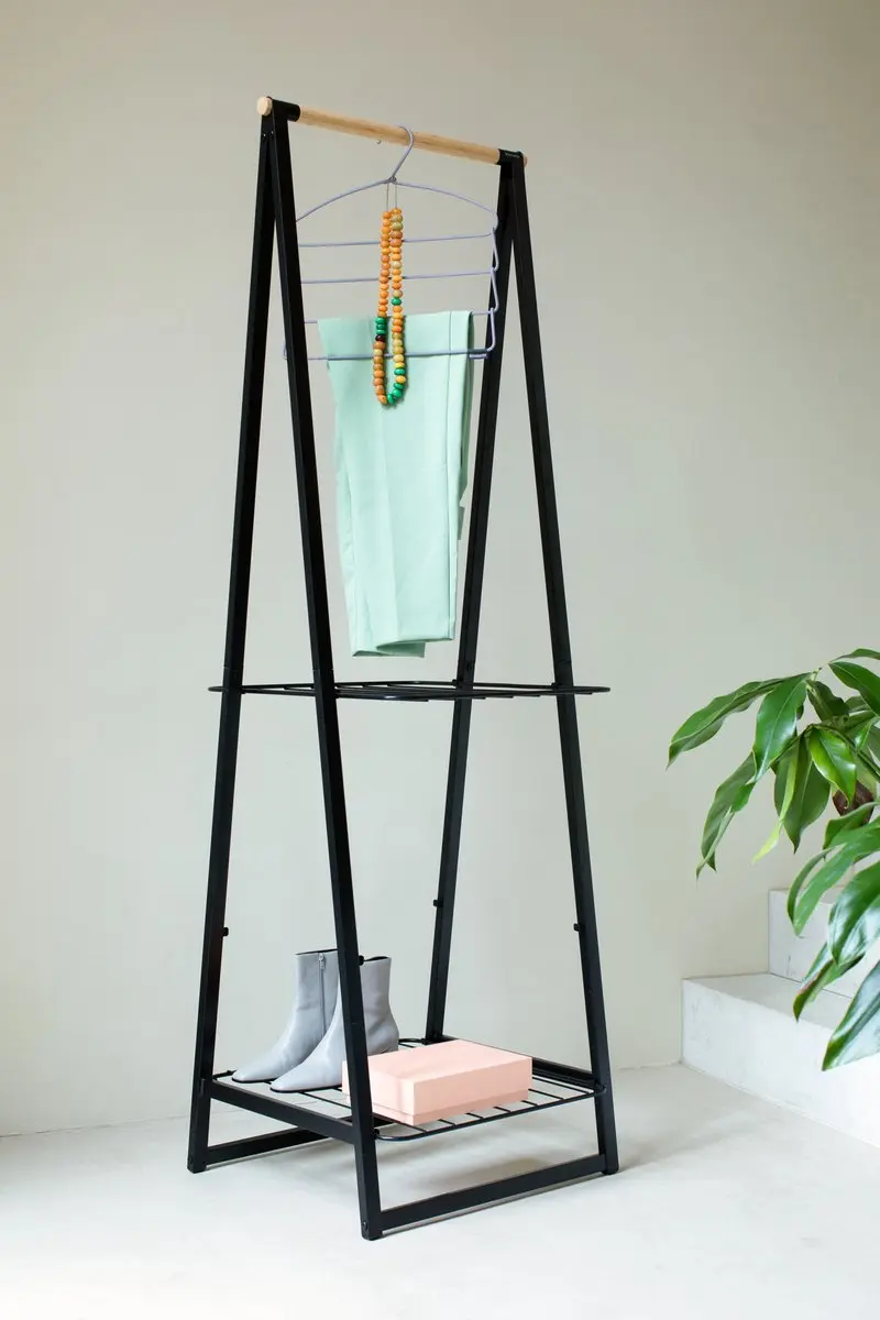 Brabantia Soft Touch Broekenhanger - 4 Stuks - Black/White - afbeelding 3 van 3