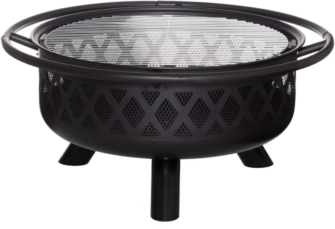 Mustang Vuurschaal BBQ Grillrooster Ø67cm - Zwart/Brons