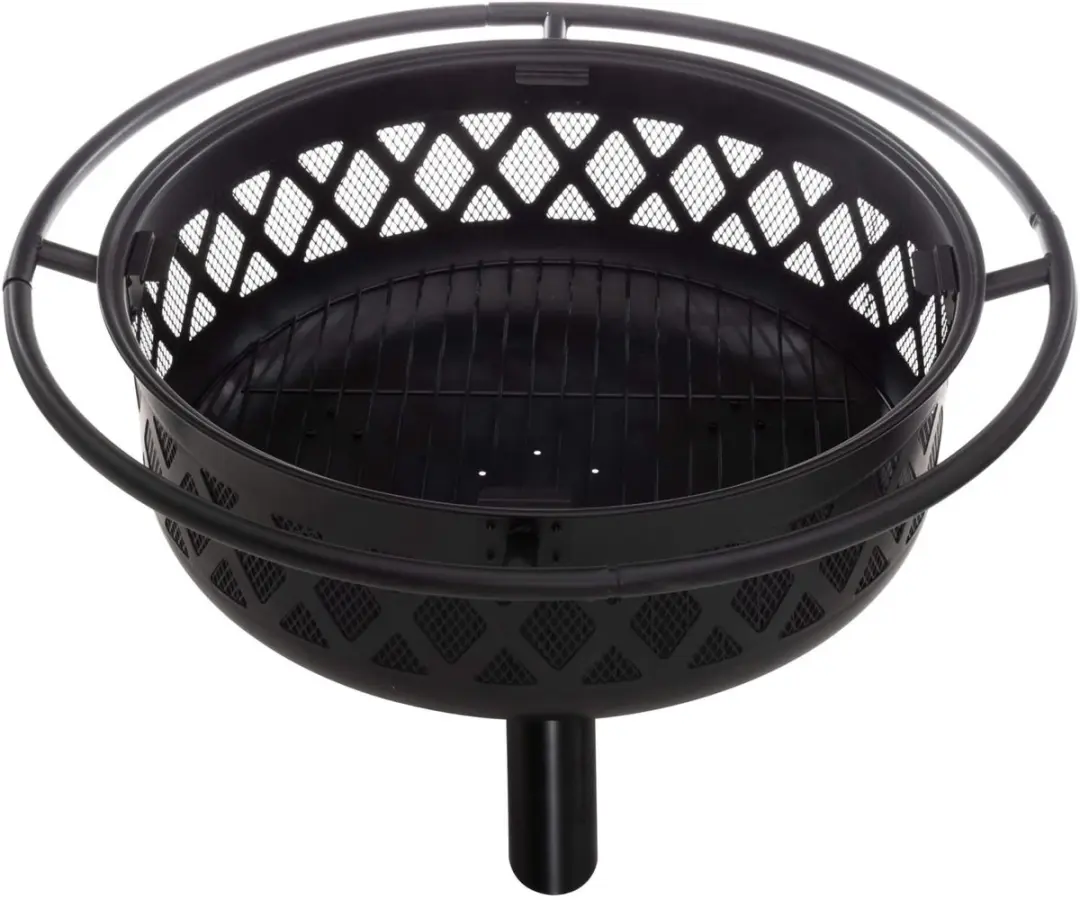 Mustang Vuurschaal BBQ Grillrooster Ø67cm - Zwart/Brons