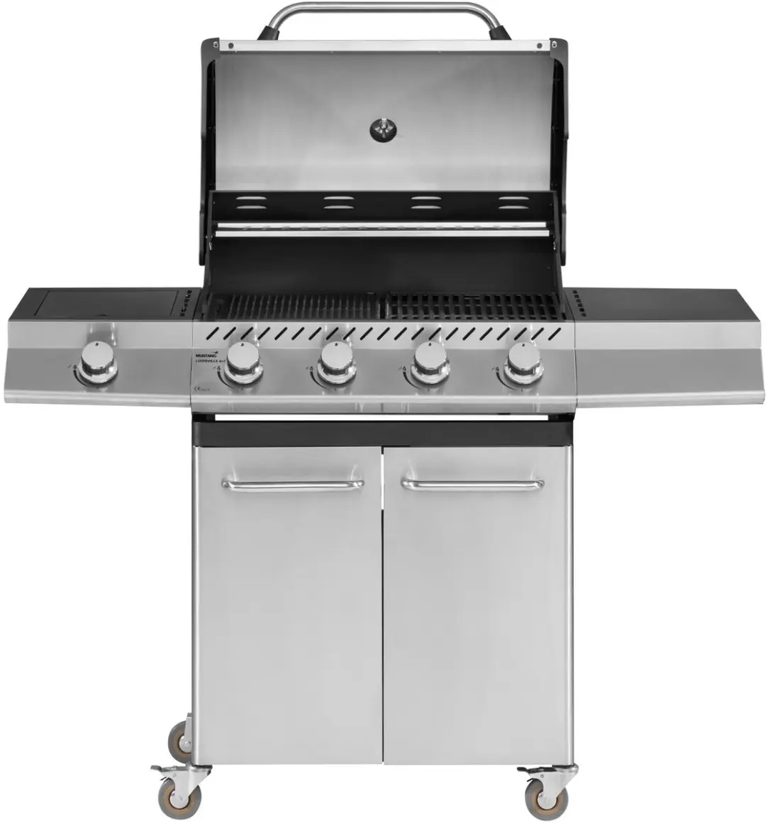 Mustang Louisville 4+1 Gasbarbecue RVS - 5 Branders 16kW