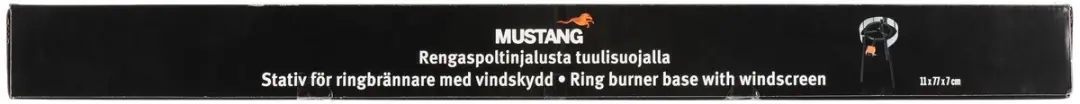 Mustang Onderstel Gasbrander - Windscherm - 1 Stuk