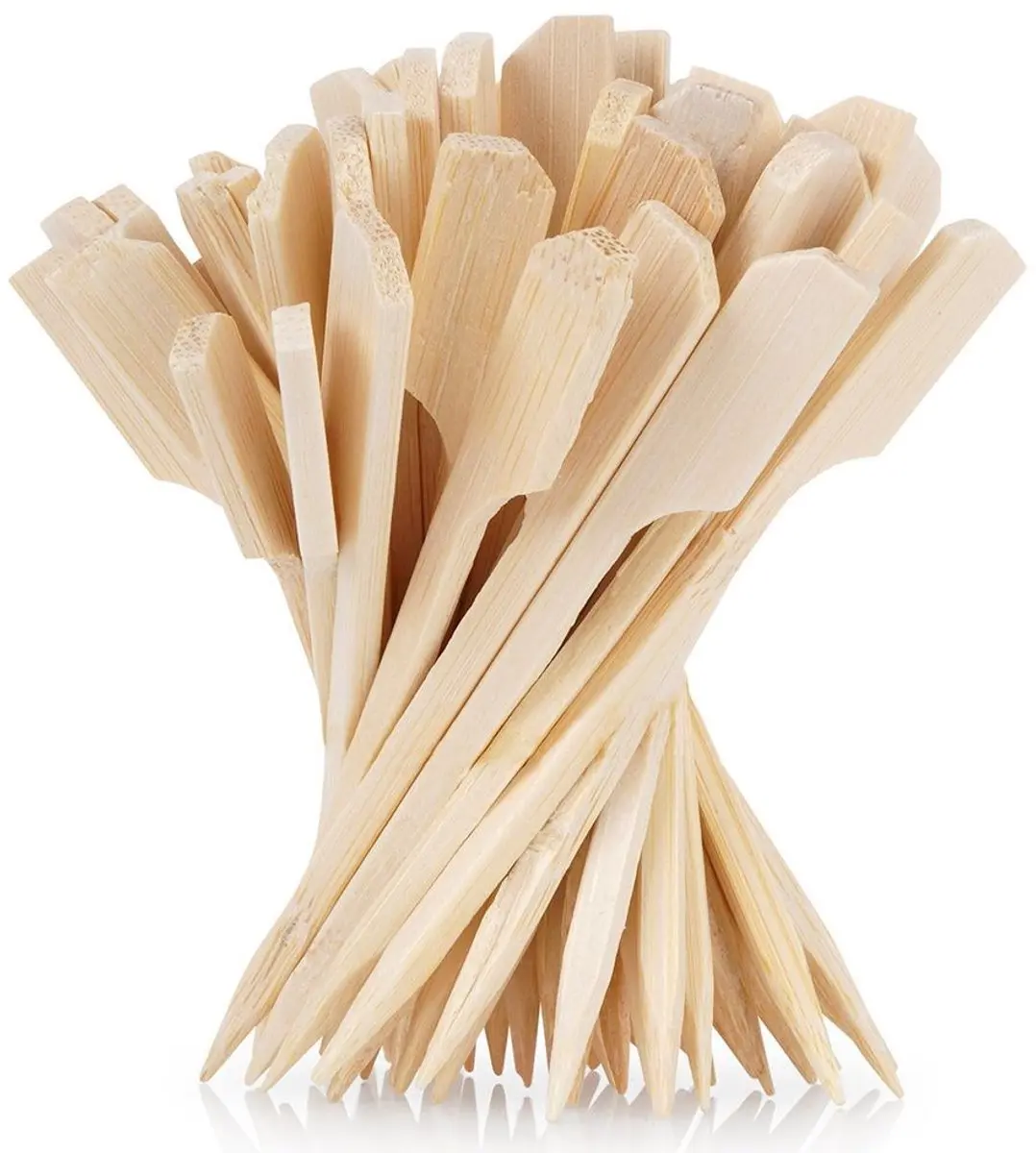 Excellent Houseware Cocktailprikkers Bamboe 9cm - 50 Stuks - afbeelding 6 van 6