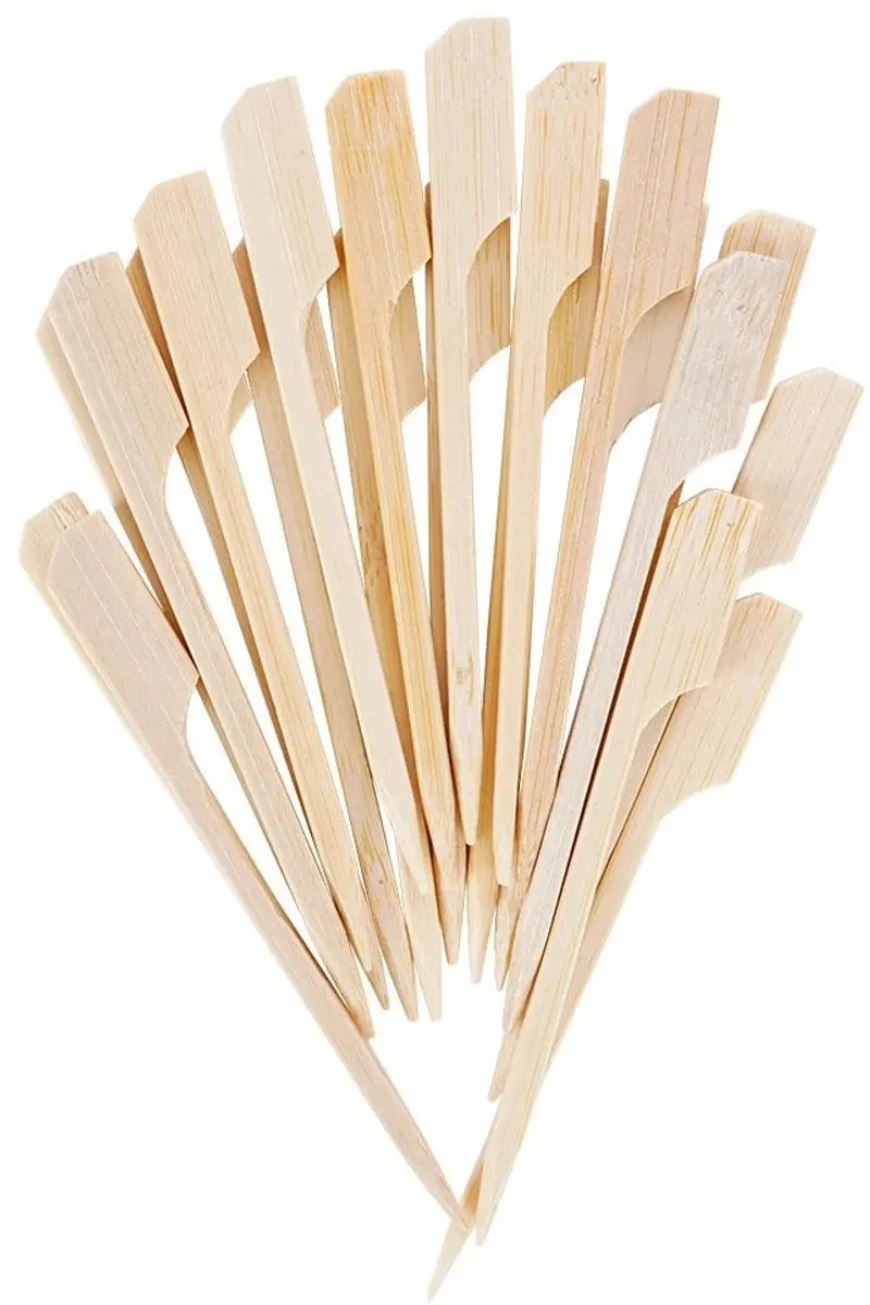 Excellent Houseware Cocktailprikkers Bamboe 9cm - 50 Stuks