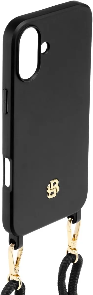 BOSS Double B iPhone 16 hoesje - Black & Gold - afbeelding 6 van 6