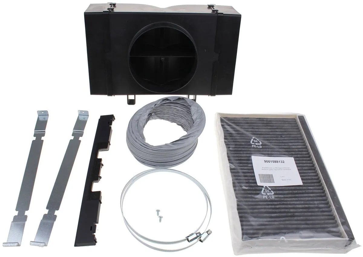 Siemens LZ22CBI14 Afzuigkap Recyclageset - Zwart/Grijs/Wit