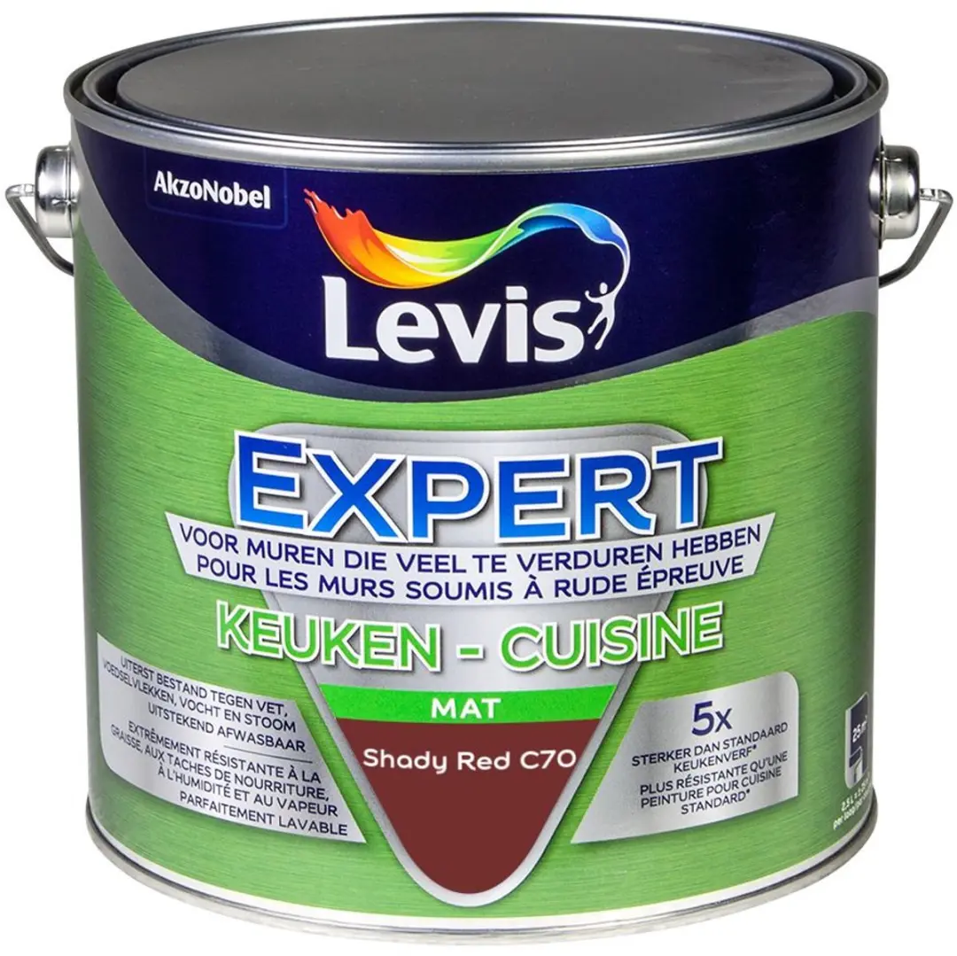 Levi's Expert Keuken Mix Shady Red C70 Mengverf 2,5L
