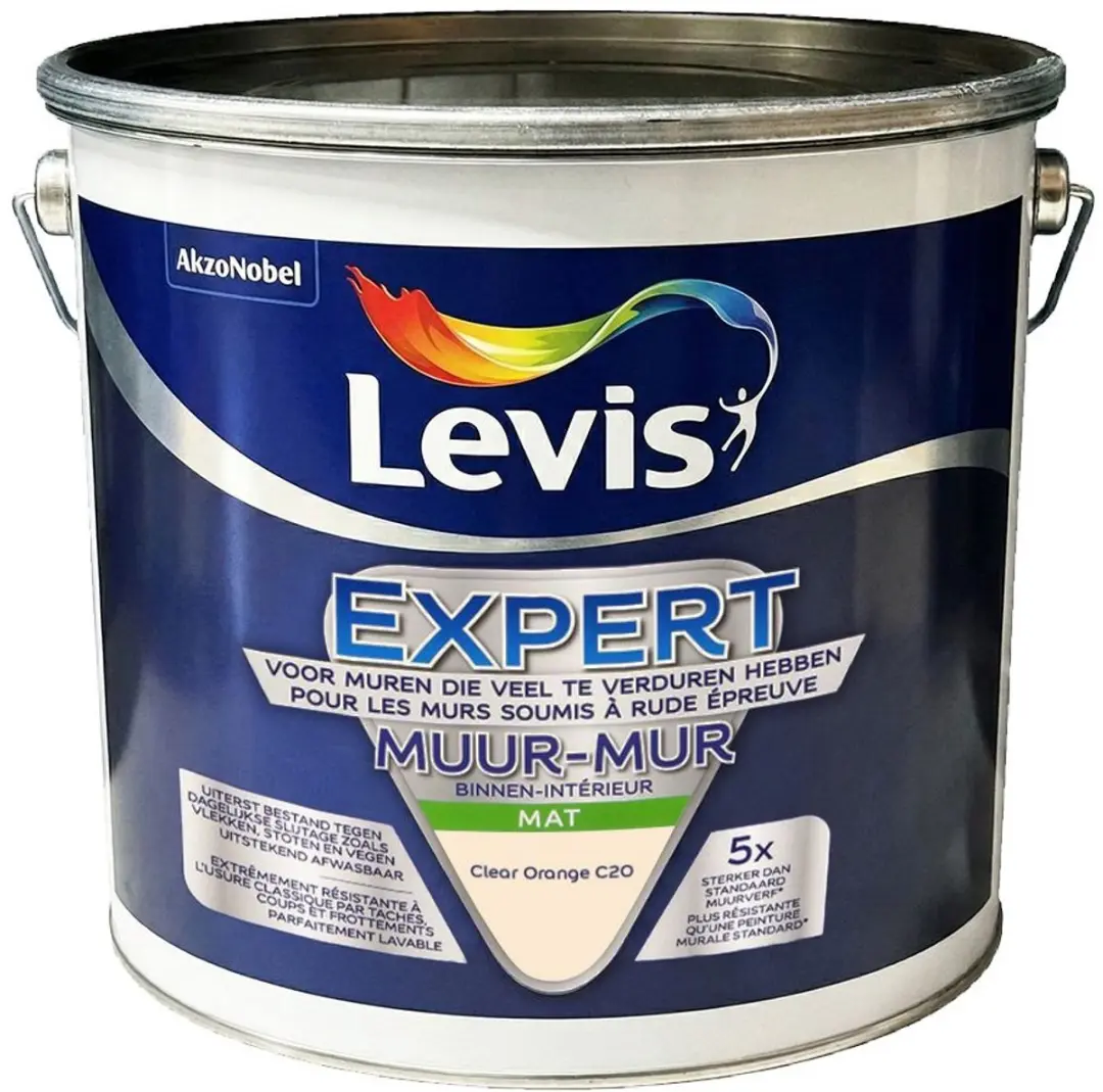 Levi's Expert Muur Binnen Mix Clear Orange C20 Mengverf 10L