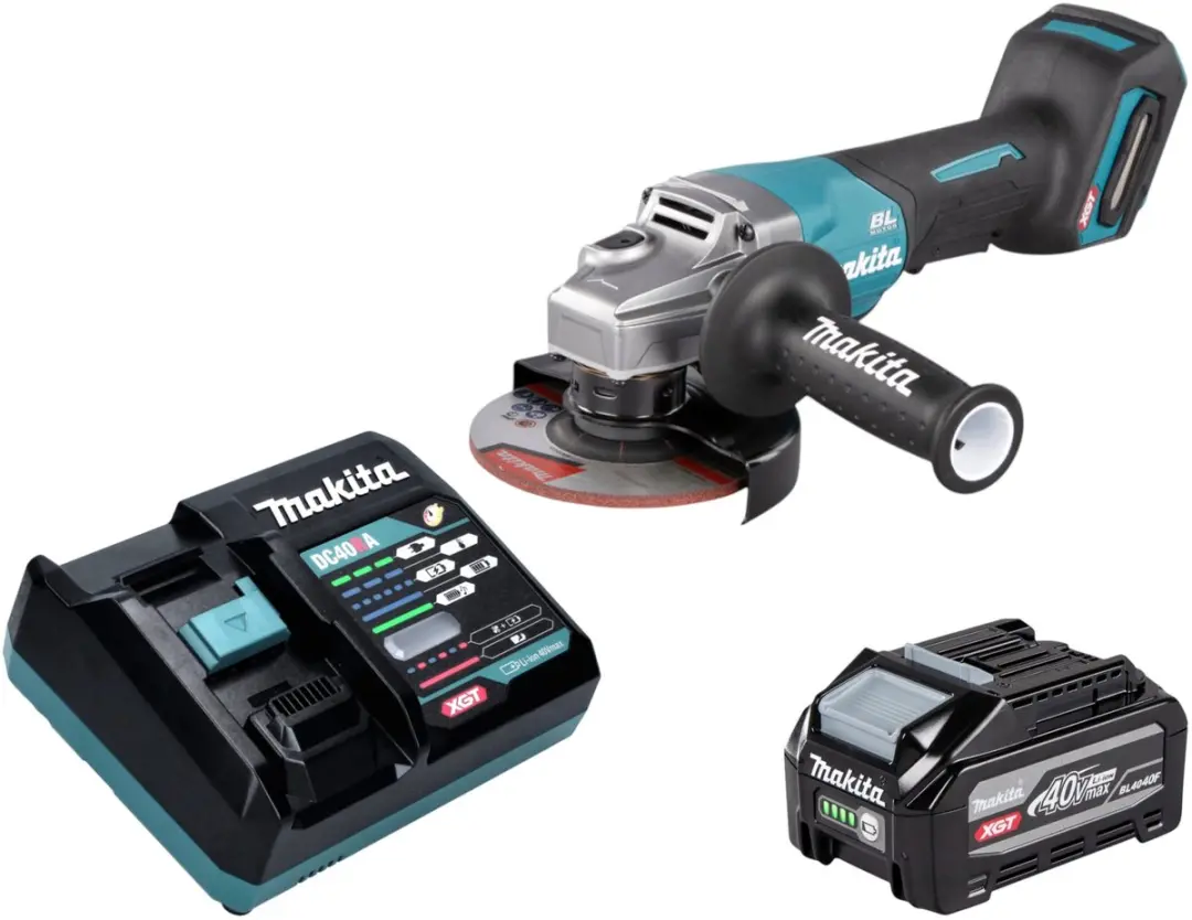 Makita GA016GZ Accu Haakse Slijper 125mm XGT Solo - zonder accu/oplader - afbeelding 6 van 6