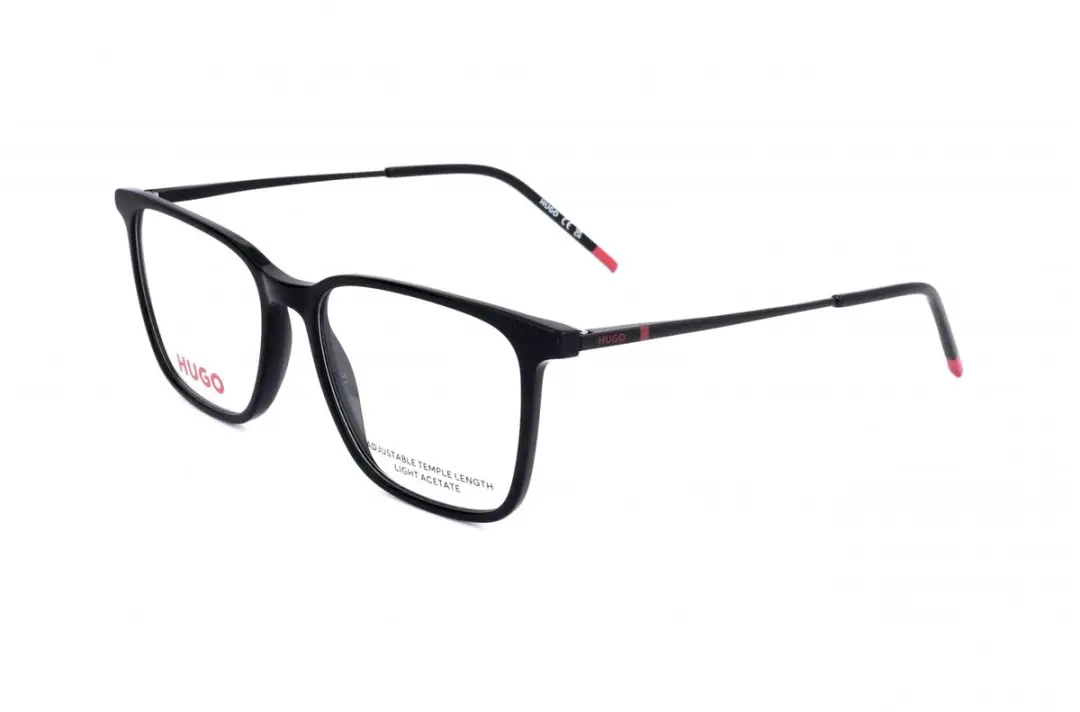 Hugo HG 1288 Black red 52/16/145 MAN Brilmonturen