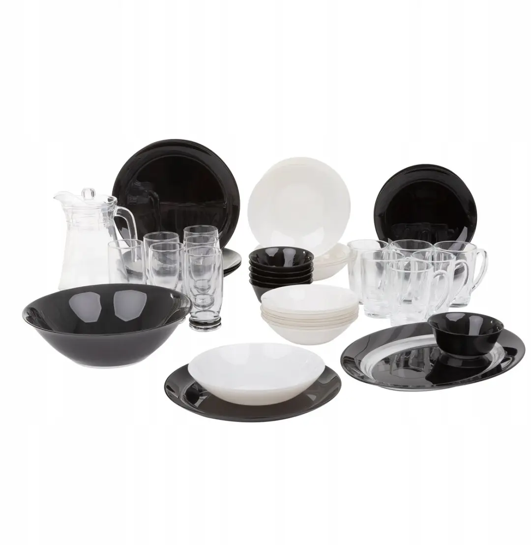 Luminarc Simply Black & White Servies 46-delig