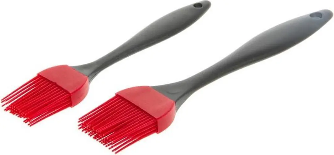 Mustang Marinadekwast Set - 2 Stuks Zwart/Rood - afbeelding 2 van 4