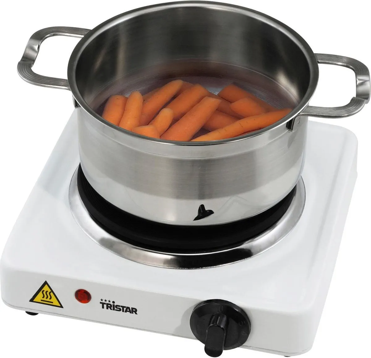 Tristar KP-6185 Elektrische Kookplaat 1500W - Wit