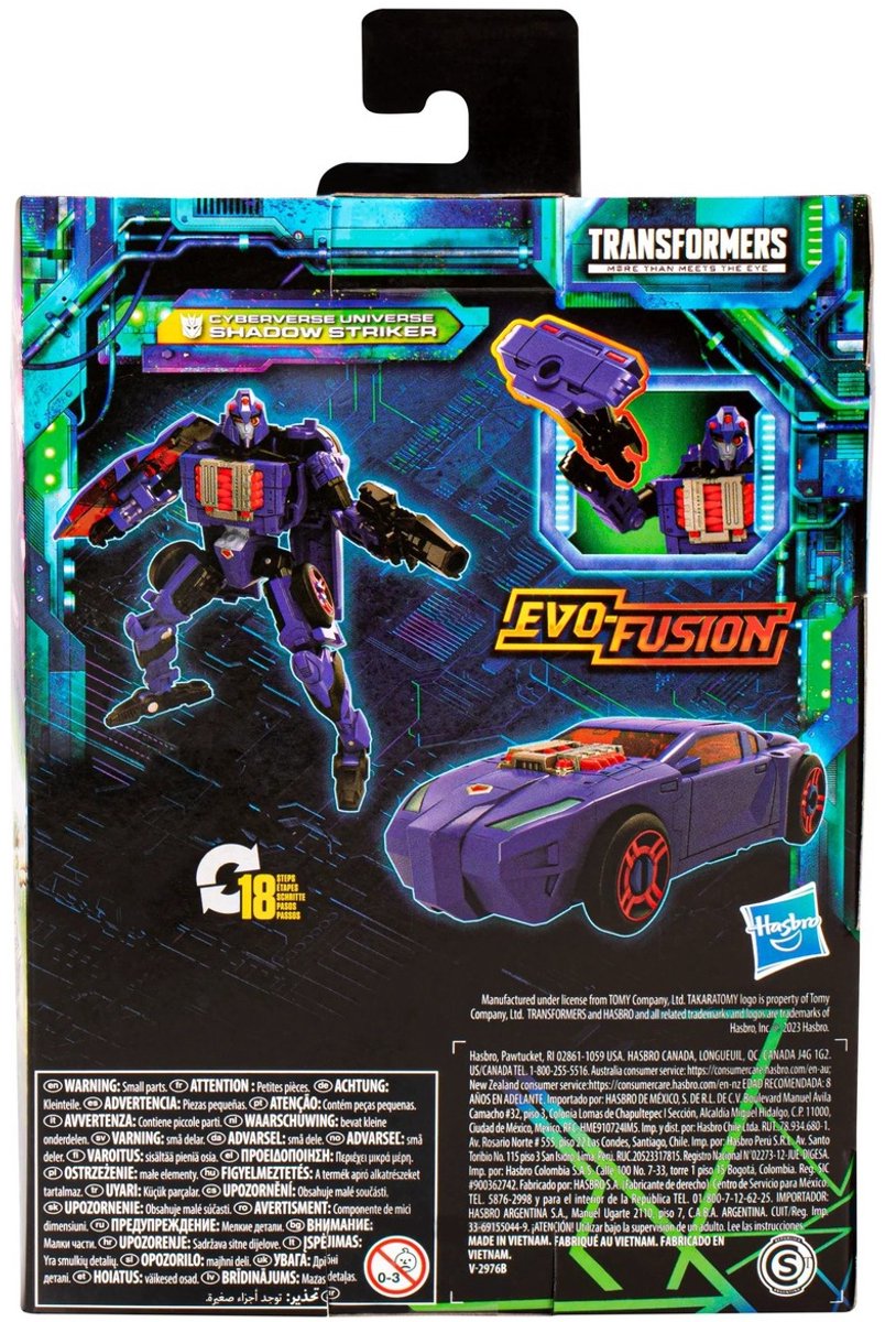 Transformers Legacy Evolution Cyberverse Shadow Striker