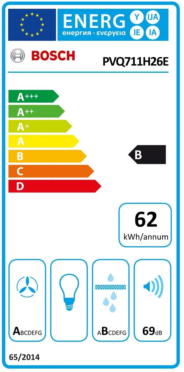 Bosch Serie 6 PVQ711H26E Inductiekookplaat met afzuiging - 4 Zones - Zwart