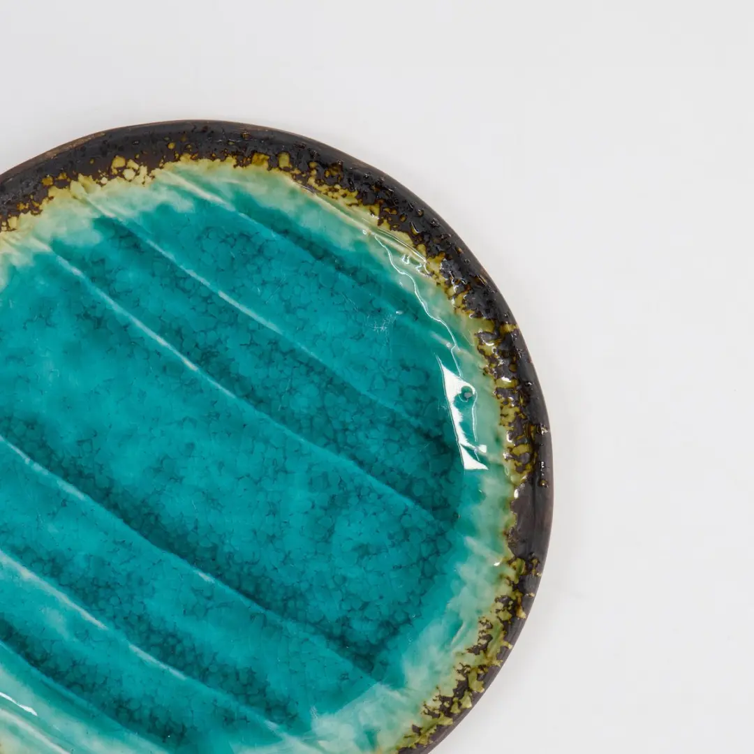 Tokyo Design Studio Yamasaku Turquoise Bord 16,5cm - Turquoise